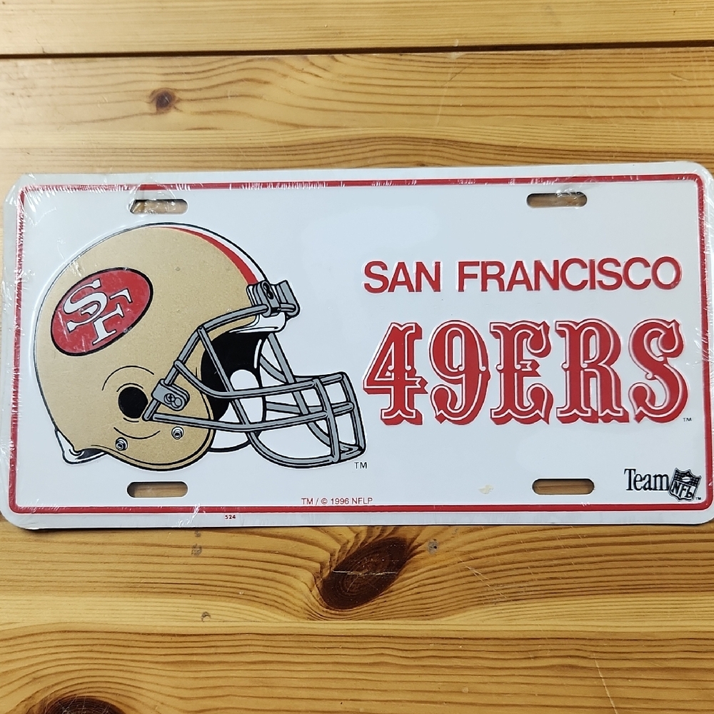 San Francisco 49ers License Plate